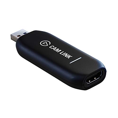 Elgato Cam Link 4K [録画・配信用コンパクトHDMIキャプチャカード 1080p60 4K30 ビデオ会議/ホームオフィス/ゲーム配信向け OBS/Zoom/Teams連携 PC/Mac対応