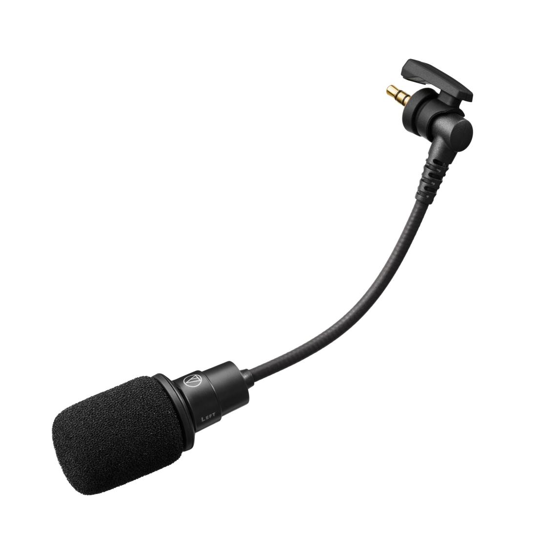 オーディオテクニカ ATR7500 カメラ用 コンデンサーマイク AUX 外付け ステレオ 3.5mmミニプラグ プラグインパワー 小型 配信 動画撮影 Vlog 【国内正規品】