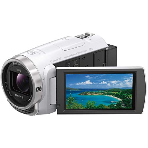 楽天市場】SONY(ソニー)ビデオカメラHandycamHDR-CX470ホワイト内蔵