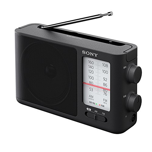 ソニー 携帯型ラジオ受信機 ICF-506 : FM/AM/広広としたFM相応う 独居室駆動動力能力のある(単3形3本) 黒いこと ICF-506 C