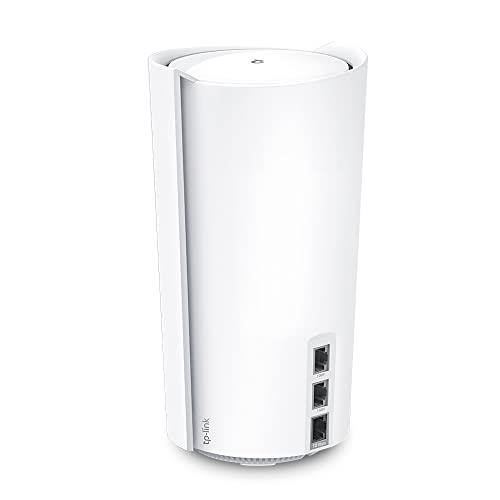 TP-Link 無線LAN 6E ルータ メッシュWi-Fi取り合わせ wifi中継ぎ かっこ良いテレビ受像機 相応う メッシュWi-Fi無線電話ローカルエリアネットワークルータ かっこ良い老人ホーム AXE11000 4804 + 4804 + 1148Mbps Deco XE200 1-pack
