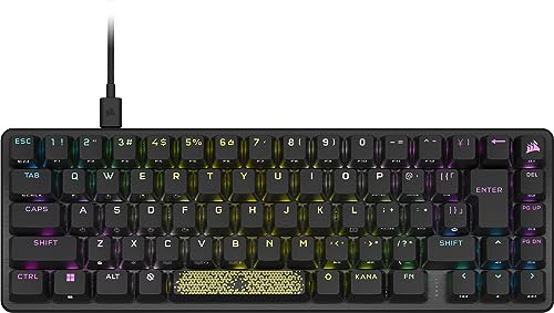 CORSAIR K65 PRO MINI RGB 65％大きさ テンキー受け答え 光学メカニカルゲーミングキーボード 日本語レイアウト かな印字なし CH-91A401A-JP KB755