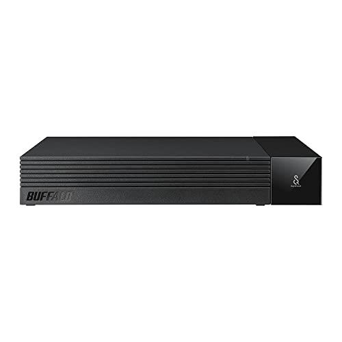 バッファロー TV用外付けハードディスク 6TB SeeQVault/テレビ録画/4K対応 ファンレス静音&コンパクト 日本製 故障予測 みまもり合図 HD-SQS6U3-A/N