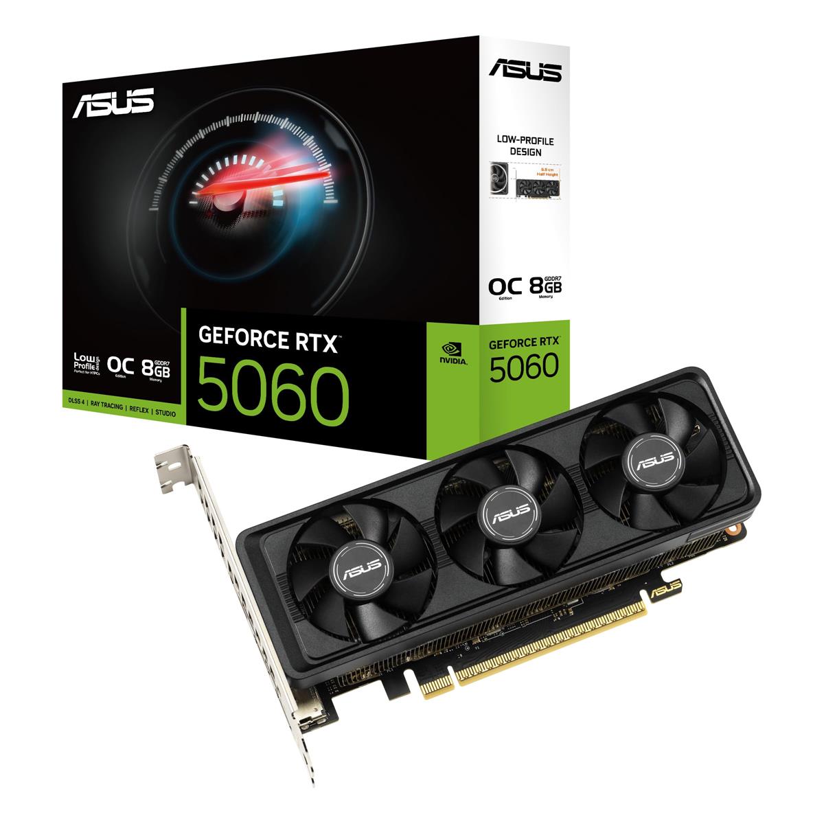 ASUS GeForce RTX 5060 LP BRK 8GB GDDR7 OC～版 映像媒体歌留多 RTX5060-O8G-LP-BRK