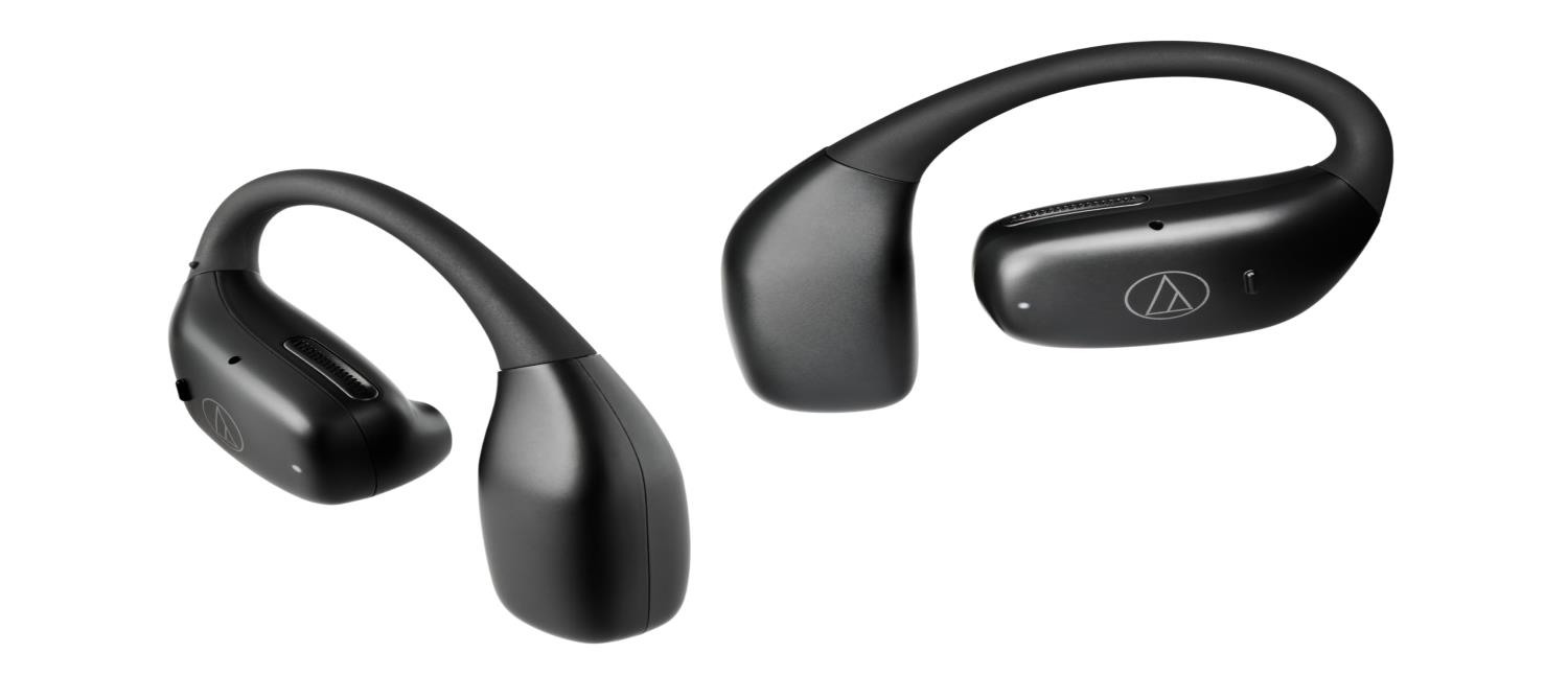 オーディオテクニカ ATH-AC5TW オープンイヤー型 ワイヤレスイヤホン Bluetooth 5.4 IPX4防水防塵規格 ながら聴き マルチポイント 低音域補強技術 最大約34時間再生【国内正規品】 ブラック