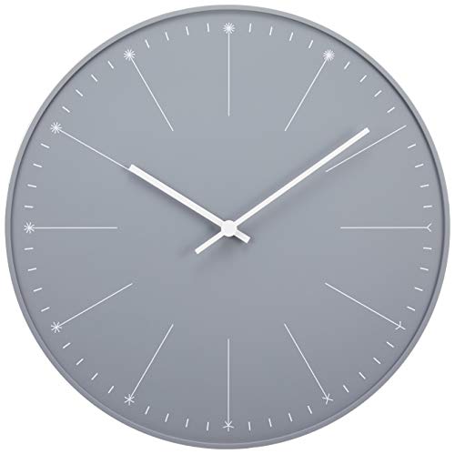 レムノス 掛け時計 アナログ ダンデライオン 灰 dandelion NL14-11 GY Lemnos 直径290×厚さ40mm グレー
