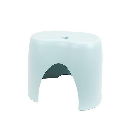 【新生活応援】藤栄 エアリードロップ(AIRY DROP)バスチェア 30 ブルー 30cm 可愛いしずくフォルム 座りやすい座面 抗菌 カビにくい画像