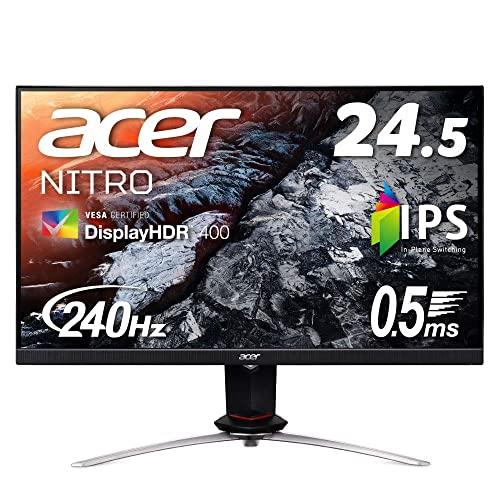 日本エイサー Acer ゲーミングモニター Nitro XV253QXbmiiprzx 24.5インチ IPS 非光沢 フルHD 0.5ms(GTG, Min.)240Hz HDMI USB3.0 G-SYNC Compatible VESA DisplayHDR 400 スピーカー内蔵 VESAマウント対応 高さ調節 チルト スイベル ピボット フリッカーレス ブルーライト|セレクトショップ RST