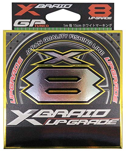 エックスブレイド(X-Braid) アップグレード X8 200m 1号 22lb グリーン 1m毎15cmホワイトマーク