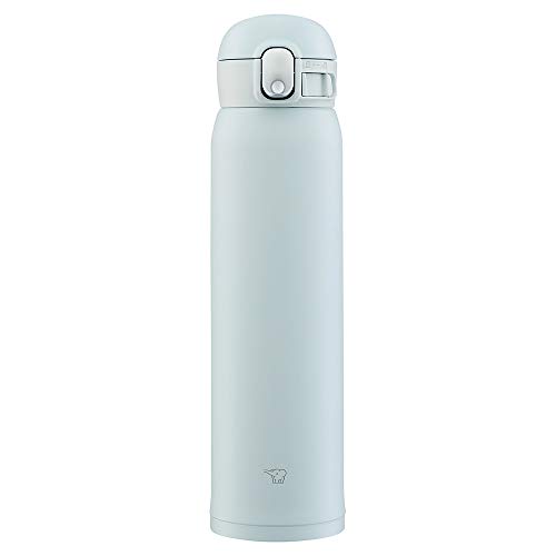 象印 (ZOJIRUSHI) 水筒 ワンタッチ ステンレスマグ シーム レス 0.60L アイスグレー SM-WA60-HL