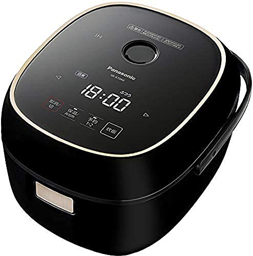 パナソニック 炊飯器 3.5合 一人暮らし IH 平ったい上面 黒いこと SR-KT060-K