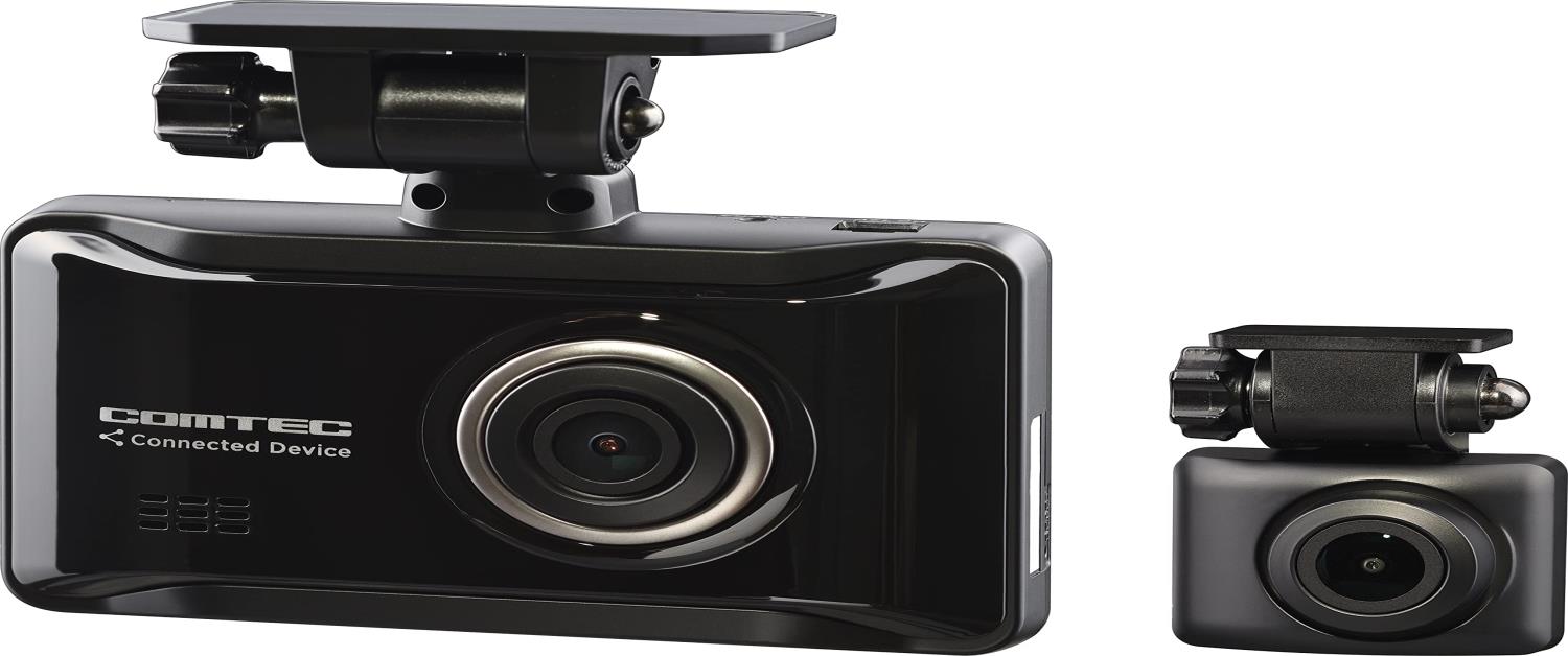 コムテック 車用 前後2カメラ ドライブレコーダー ZDR058 通信型モデル 4G LTE通信機能搭載 前後200万画素 FullHD GPS搭載 後続車両接近お知らせ機能 安全運転支援機能 常時録画 衝撃録画 高速起動 [出張取付サービス対応]