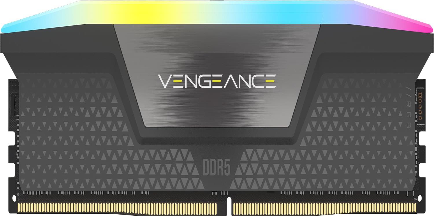 CORSAIR DDR5-6000MHz デスクトップPC用メモリ VENGEANCE RGB DDR5シリーズ AMD EXPO & Intel XMP メモリキット16GB ブラック [16GB&times;1枚] CMH16GX5M1E6000Z36｜セレクトショップ RST
