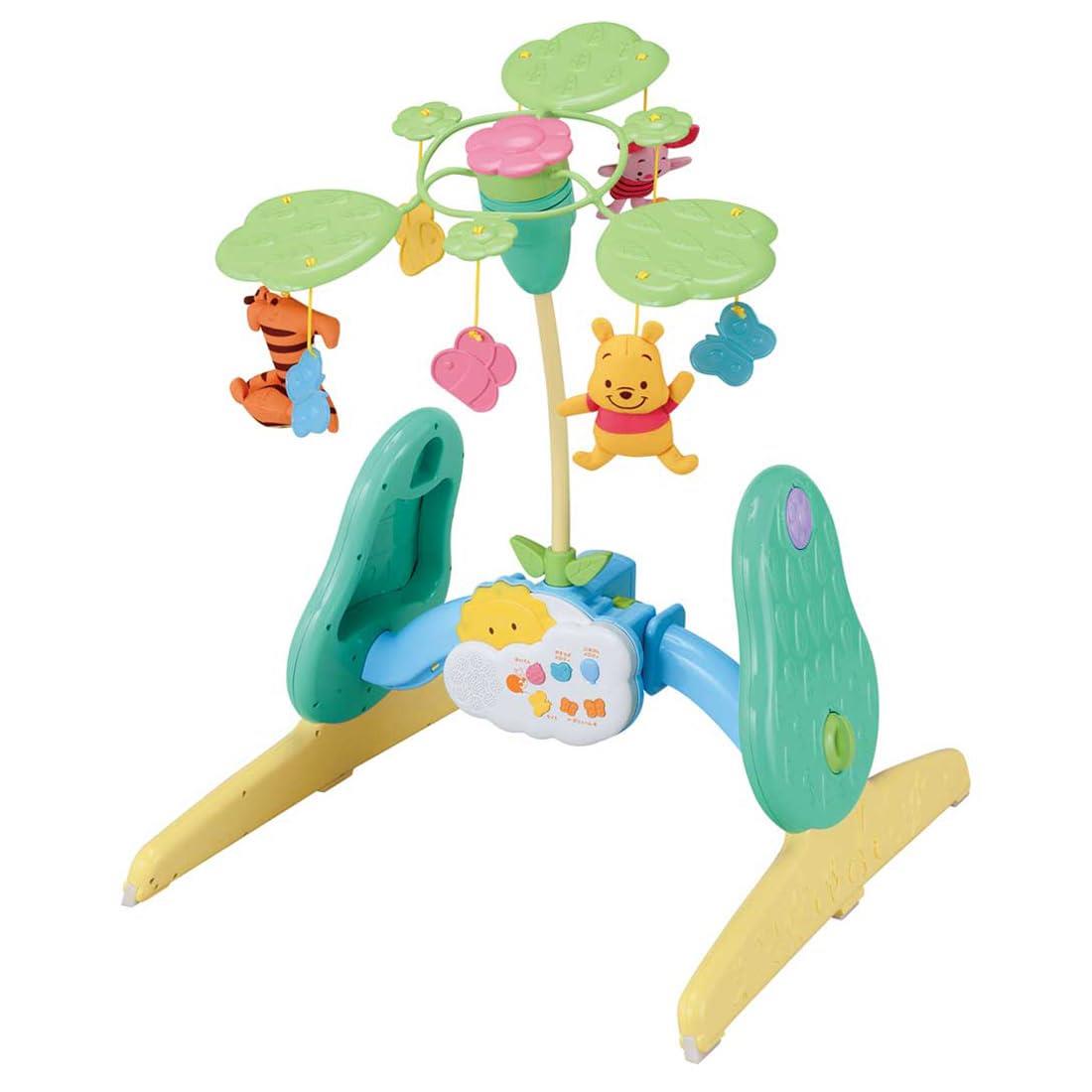 えらべる回転６ＷＡＹジムにへんしんメリー プラス くまのプーさん 楽天市場】ディズニー えらべる回転 6WAYジムにへんしんメリー プラス