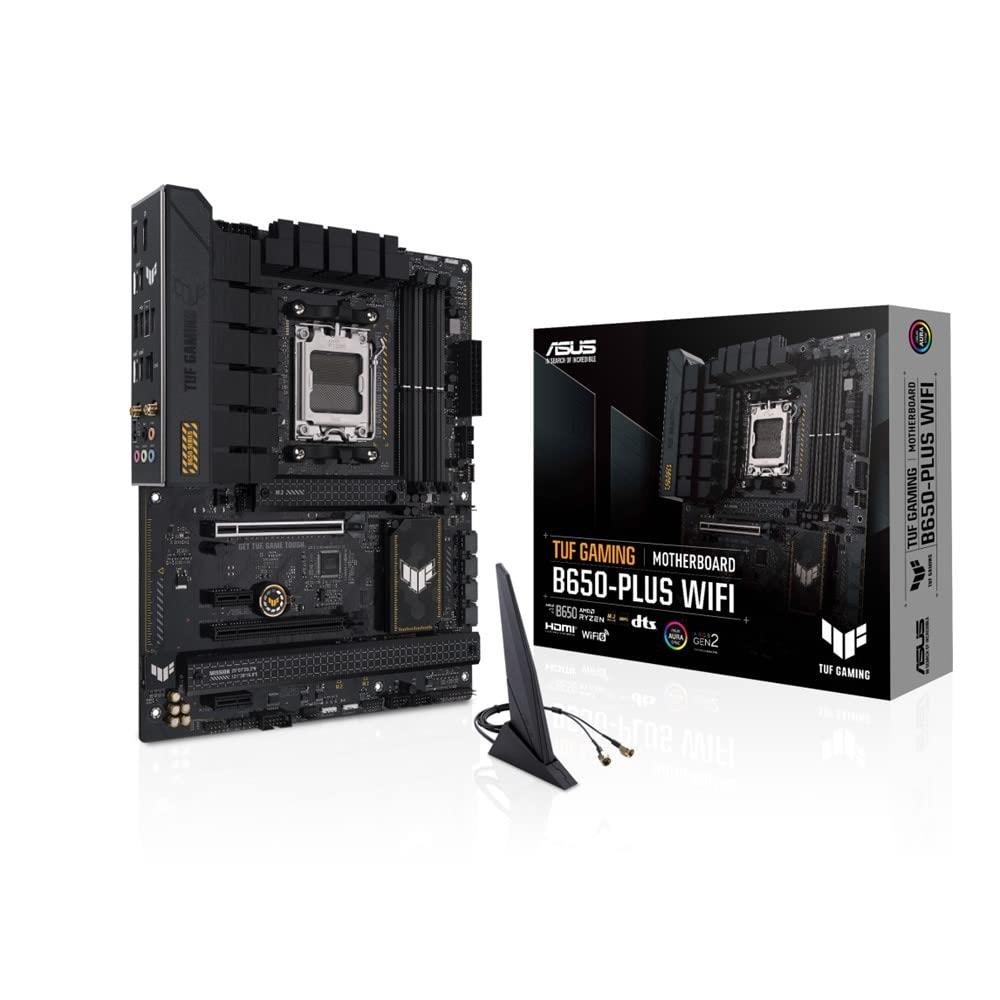 ASUS TUF GAMING B650-PLUS WIFI AMD Ryzen 7000 シリーズ AM5 対応 B650 搭載 ATX マザーボード