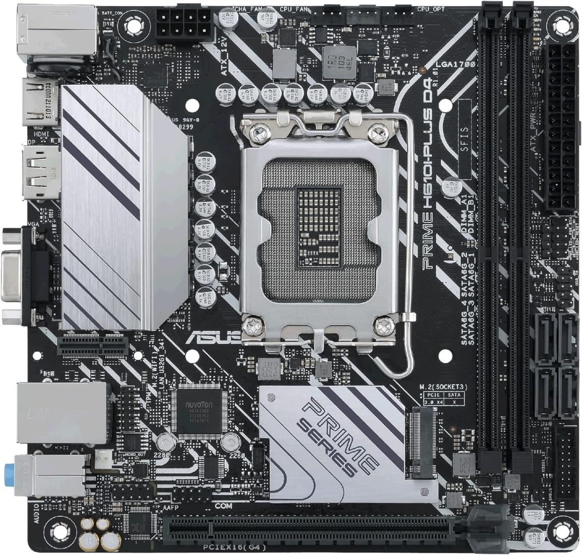 ASUS Intel H610 搭載 (LGA 1700) Mini-ITX マザーボード アンプ IC付き モノアウトヘッダー PRIME H610I-PLUS D4-CSM/国内正規流通品｜セレクトショップ RST