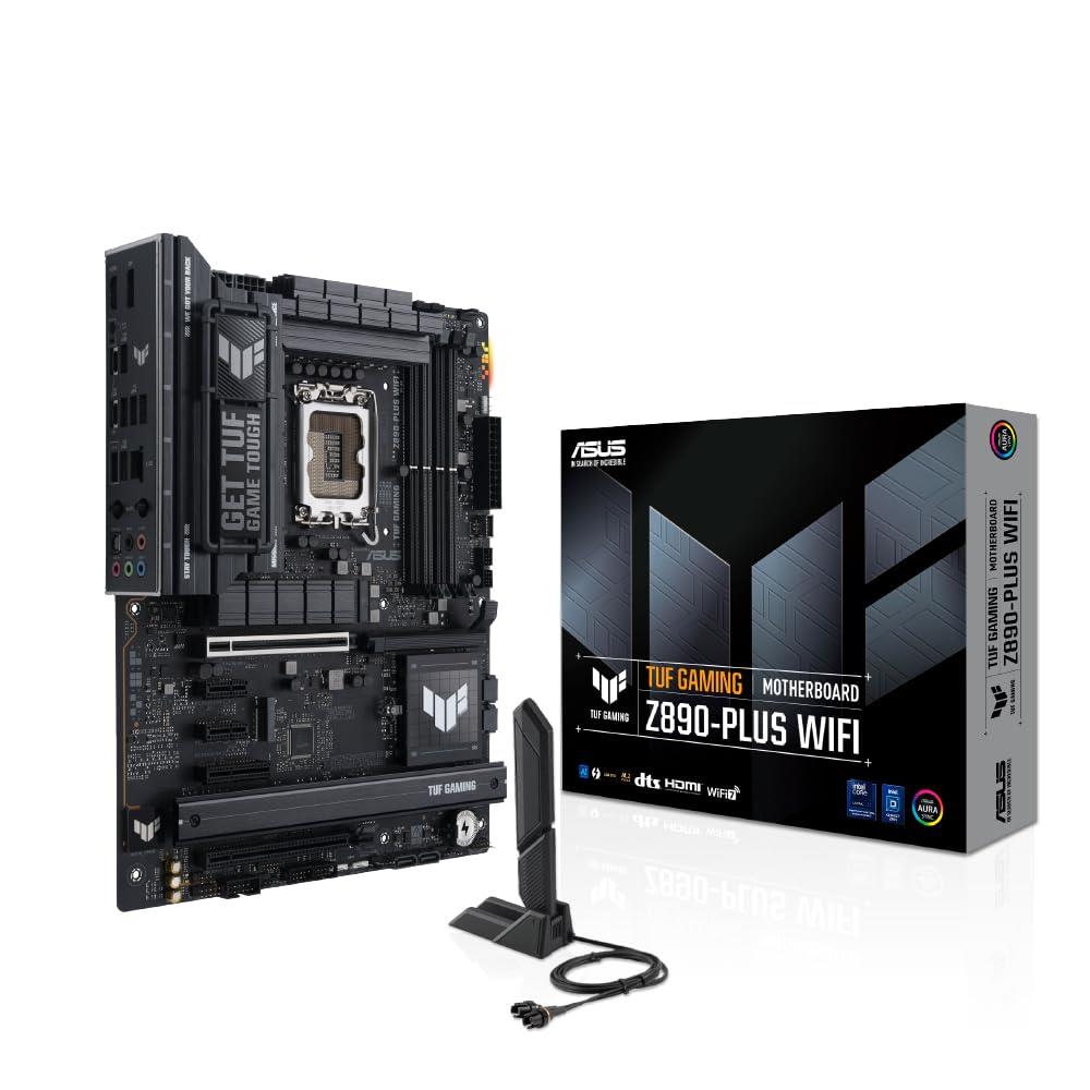 ASUS TUF GAMING Z890-PLUS WIFI intel Core Ultra Processors (series 2) 相応う LGA 1851 Z890 手当て仕掛ける積み上げる DDR5 ATX お母さんゲーム盤