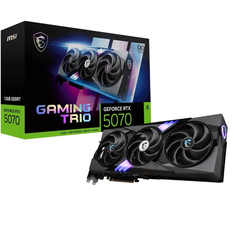 MSI GeForce RTX 5070 12G GAMING TRIO OC グラフィクスゲーム盤 VD9068