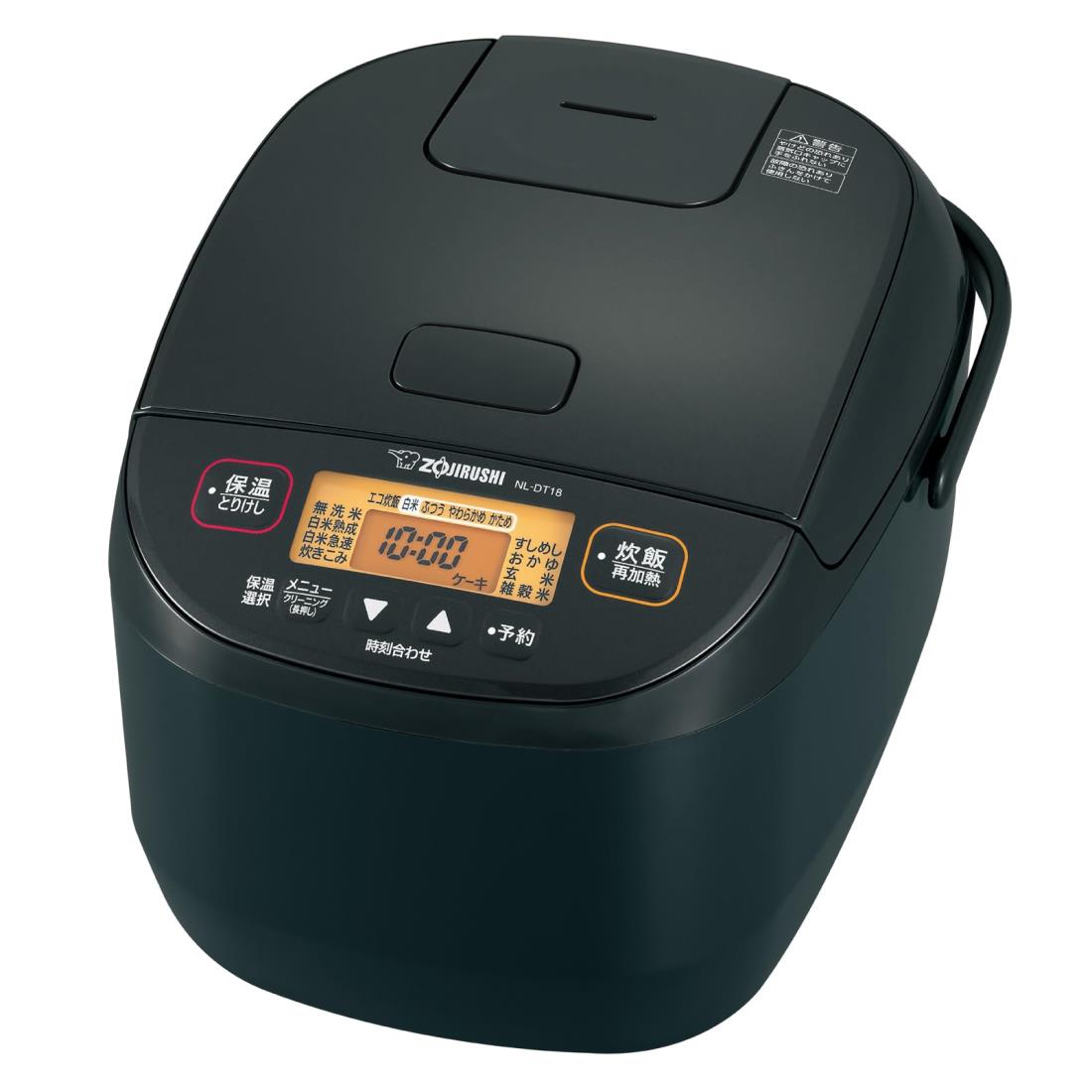 象印マホービン 炊飯器 1升 ブラック NL-DT18-BA