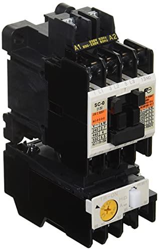 富士電機 標準尺度形電磁開閉器 入れもの押しかぶせる無 SW-0-200V-0.75KW-AC200V-1A