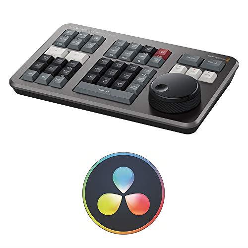 Blackmagic Design (黒いこと神通力 ひな形) Davinci Resolve Speed Editor 鍵盤 Davinci Resolve 17 Studio (アクティベーションカード) との書き割り