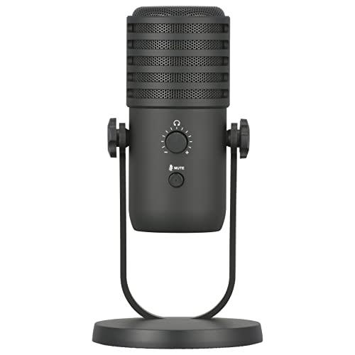 オーム(OHM) 電機AudioComm USBコンデンサーマイク スタジオ録音 Webキャスト ゲーム実況 動画配信 会議 ヴォーカル録音 WB-UM200N 03-1659