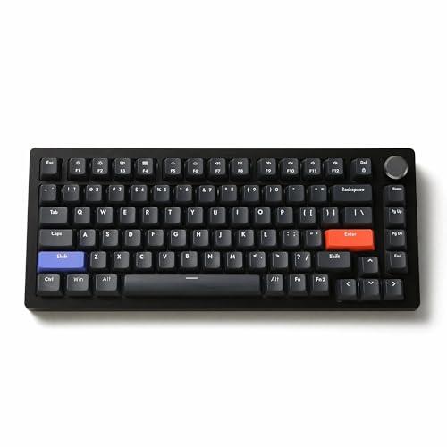 DrunkDeer A75 ラピッドトリガー キーボード メカニカル TKL 磁気スイッチRGB 有線 USB コンパクトゲーミング用 82キー ノブ付き ゴースト防止 こぼれ防止 ブラック 16,408円