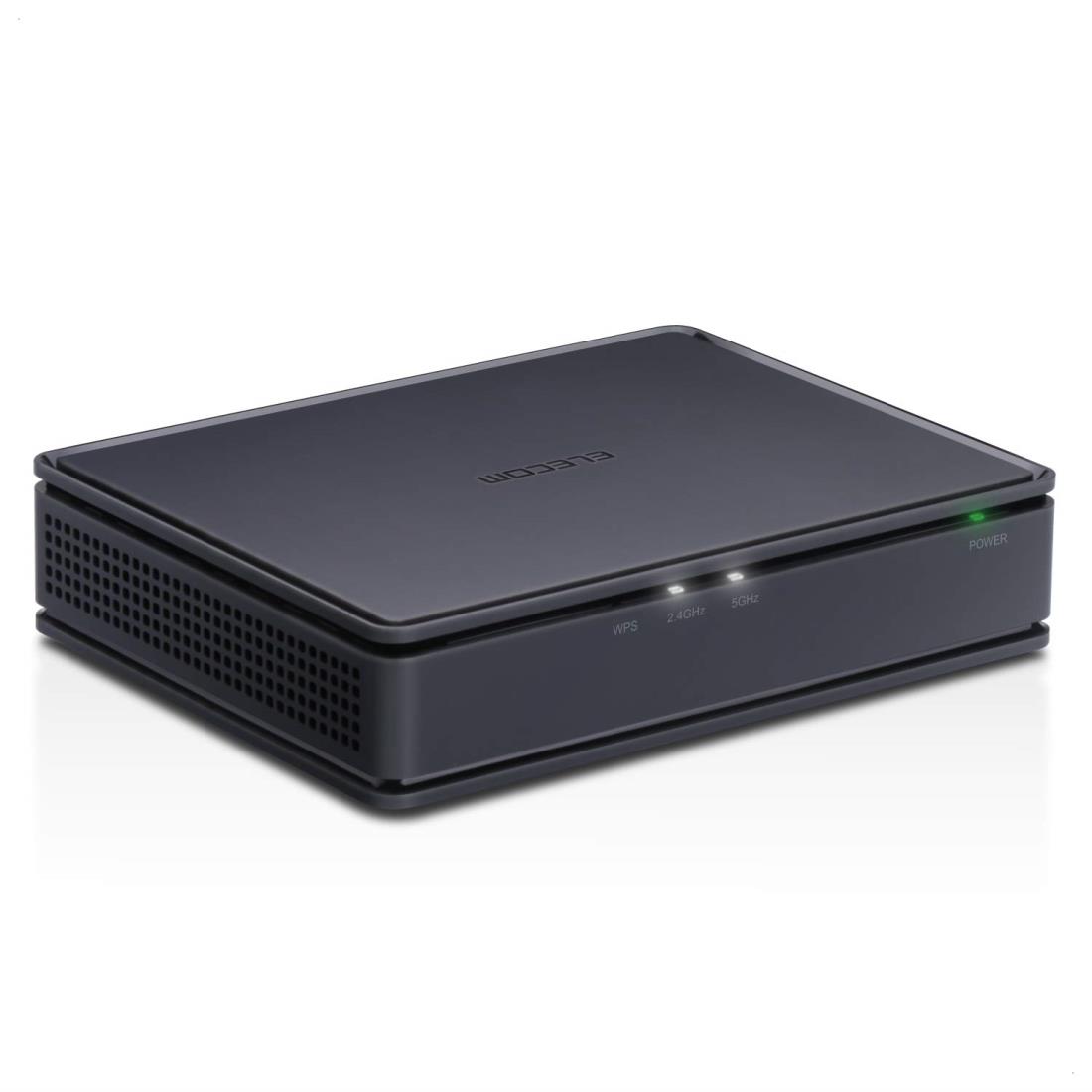 エレコム 無線LAN 無線電話ローカルエリアネットワーク ルータ 親機 11ac 867+300Mps 有線ギガ IPv6(IPoE)相応う 黒いこと WRC-1167GS2-B
