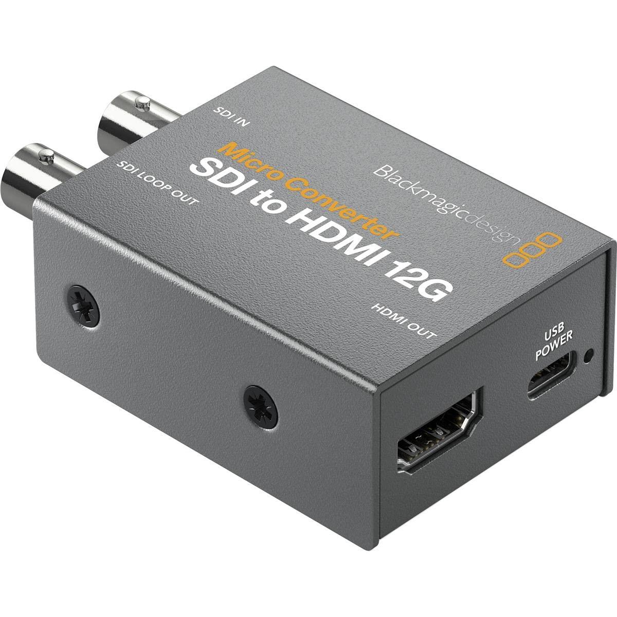 Blackmagic Design Micro Converter SDI to HDMI 12G 薄墨色