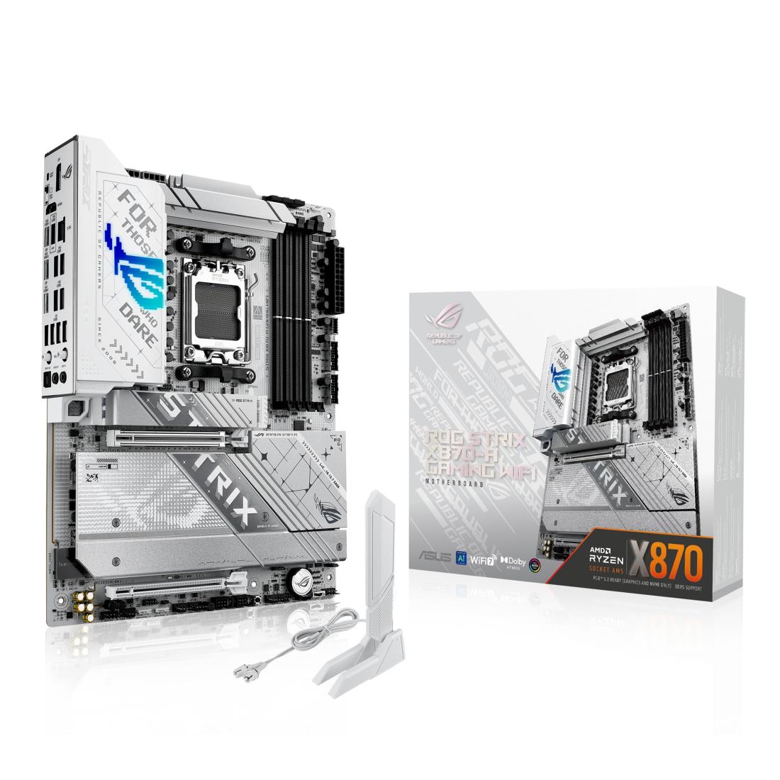 ASUS AMD AM5 AMD X870 ATX マザーボード Ryzen・・ 9000 &8000 & 7000 Series 対応/ROG STRIX X870-A GAMING WIFI