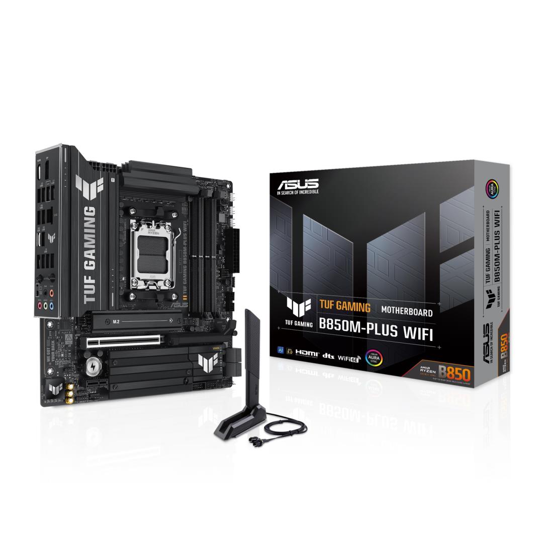 ASUS AMD AM5 AMD B850 micro-ATX お母さんゲーム盤 Ryzen 9000 \u00268000 \u0026 7000 Series 相応う/TUF GAMING B850M-PLUS WIFI