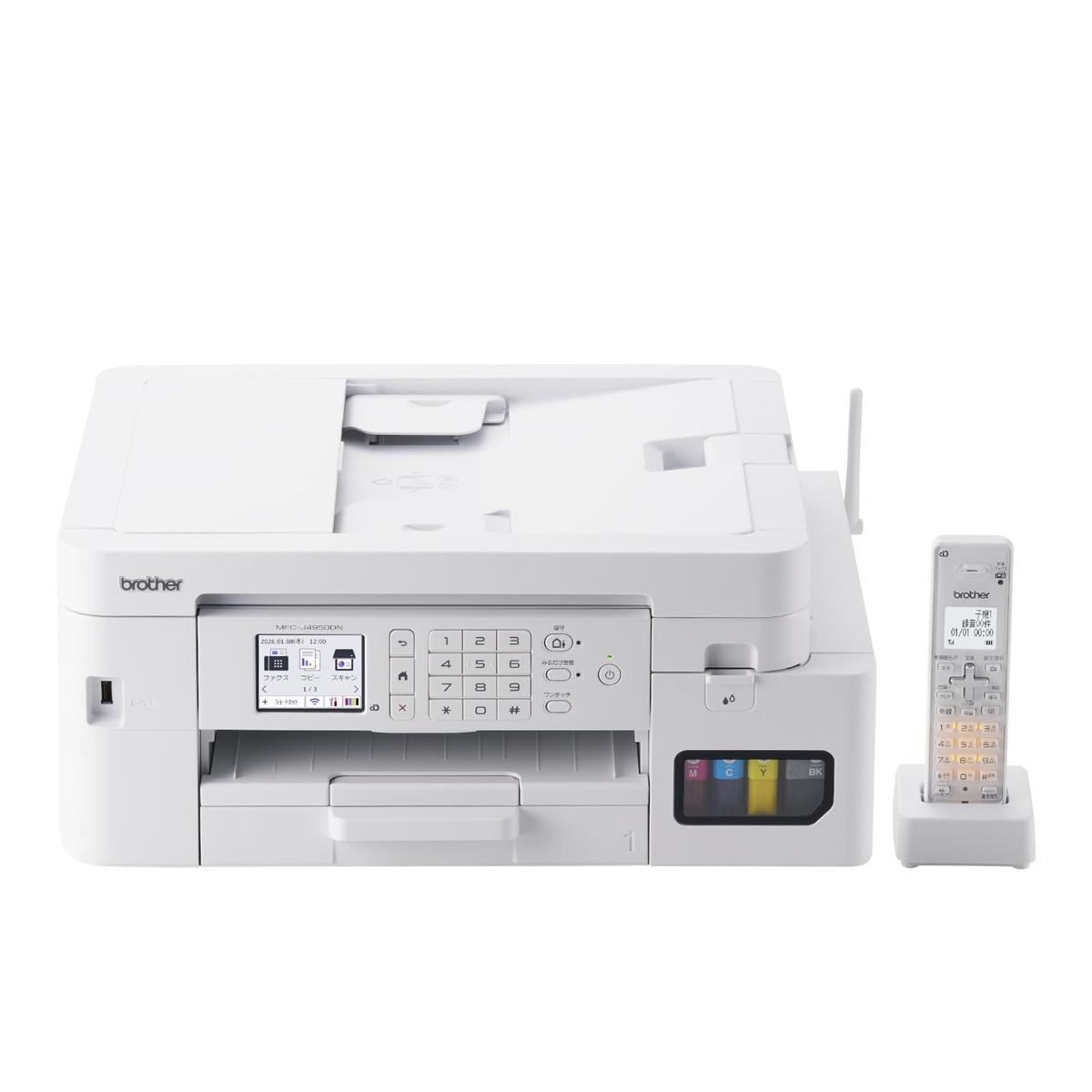 茶飲み友だち 印刷工 A4大静電容量インクジェット練りあわせる機 MFC-J4950DN FAX 電話を掛ける 子機1台 転写物 刷り上げる 走査 Wi-Fi 飾り気の無いとり備える 相応うインキLC516続きもの