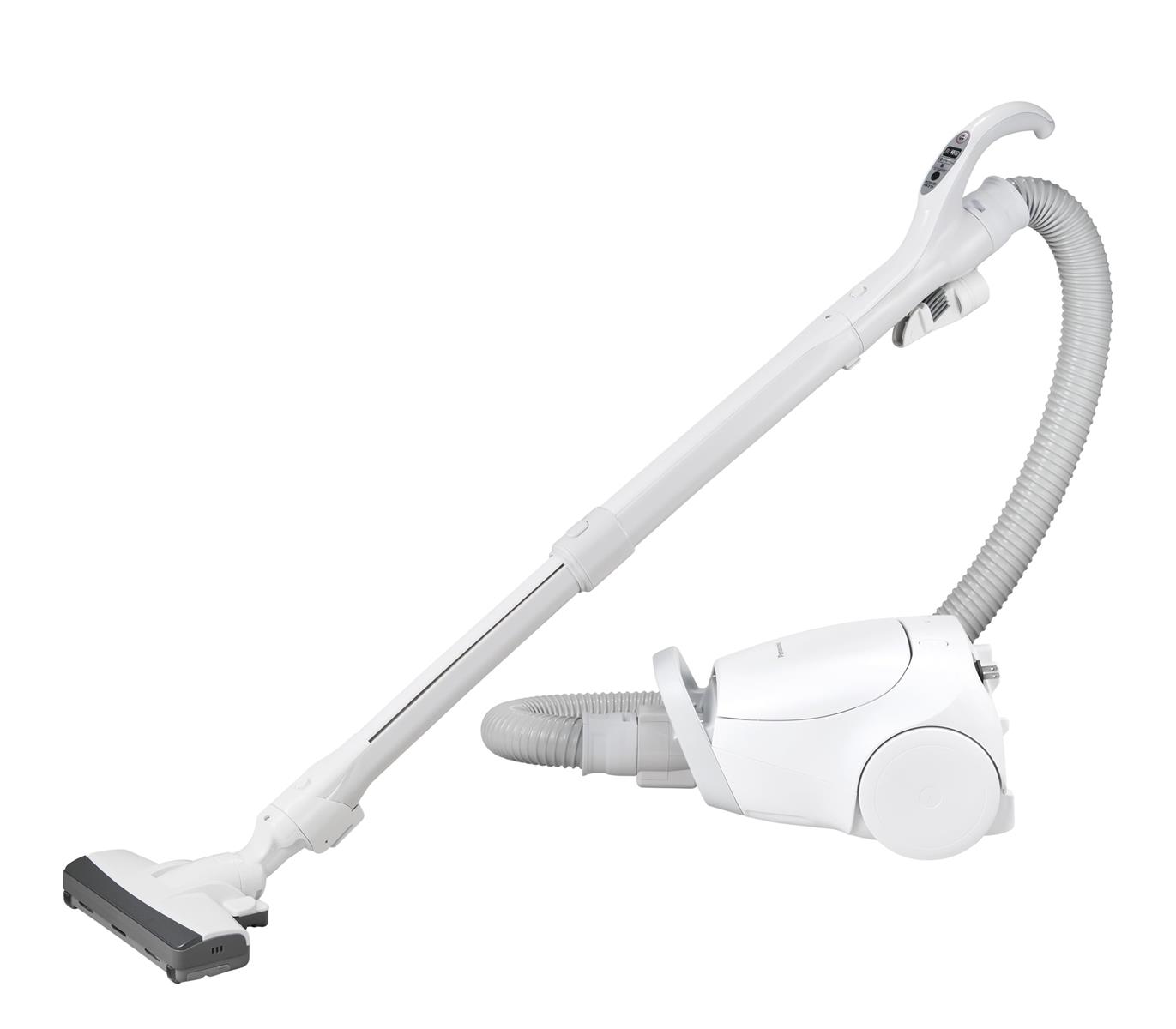 パナソニック 掃除機 紙パック式 MC-PJ240G-W ホワイト 軽量 コンパクト ハイパワー クリーンセンサー 親子ノズル搭載