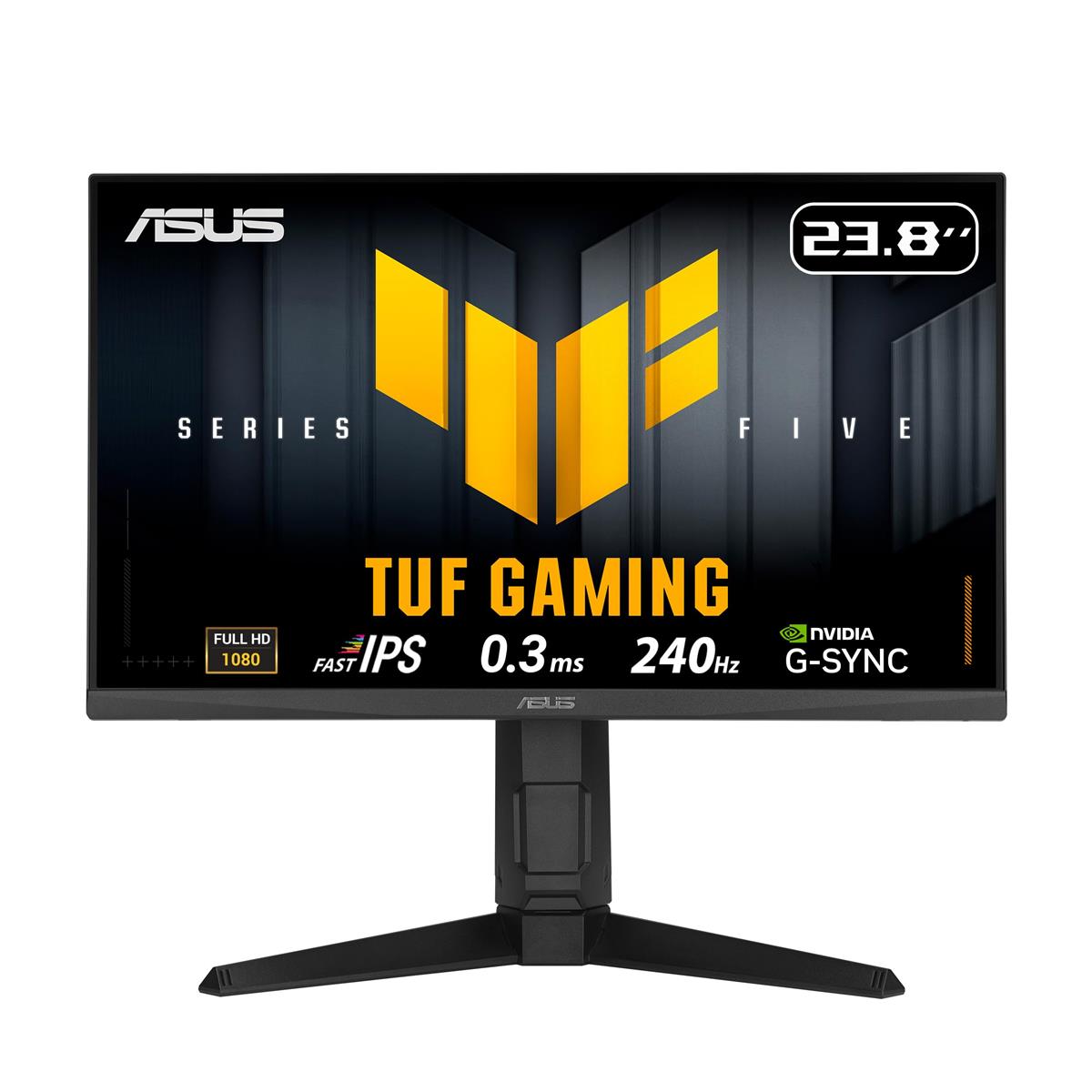 ASUS ゲーミングモニター/TUF Gaming シリーズ 5 -VG249QML5A/23.8インチ/フルHD/Fast-IPSパネル/240Hz/0.3ms/G-SYNC対応/AMD FreeSync Premium/ELMB SYNC/99% sRGB/高さ調整可能/DisplayWidget Center/Gaming AI/国内正規品