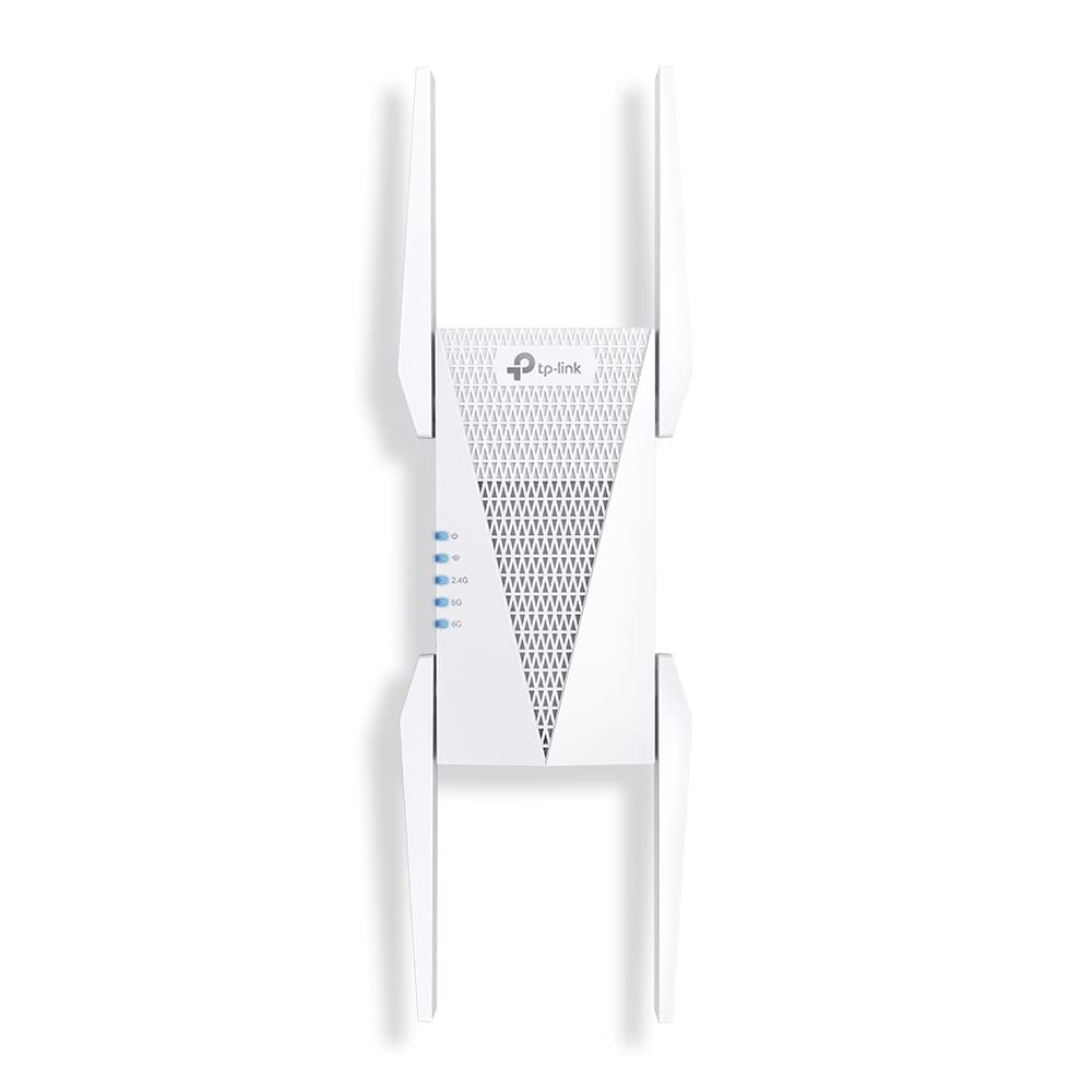 TP-Link Wi-Fi 6E 対応 無線LAN 中継器 Wi-Fi中継機 WiFi中継器 2402(6GHz) + 2402(5Ghz) + 574(2.4Ghz)Mbps中継 RE815XE/A