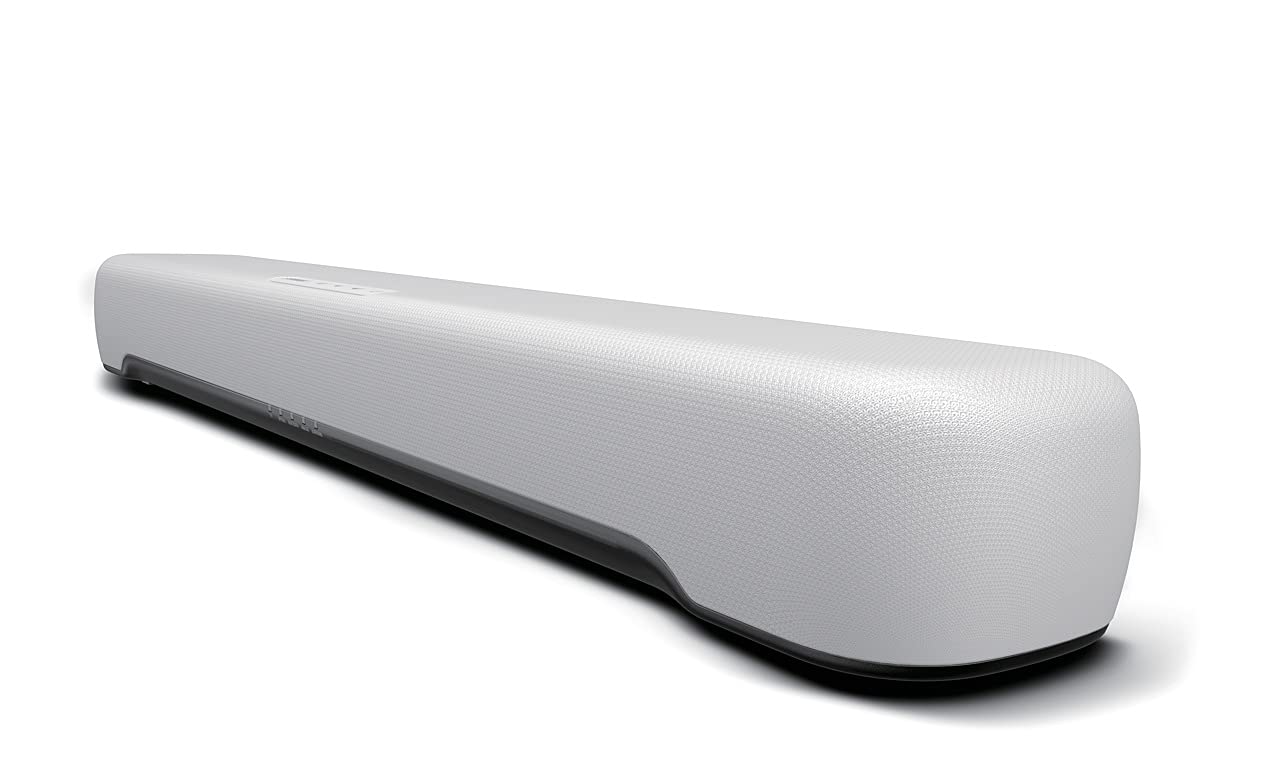 ヤマハ(YAMAHA) コンパクトサウンドバー SR-C20A(W) 横幅60cm PC ゲーム スピーカー Bluetooth対応 テレビ/パソコン/スマホ ホワイト