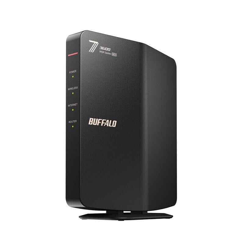 緩衝装置置き目 Wi-Fi 7(11be)相応うデュアルダンス楽隊Wi-Fiルータ WSR3600BE4P-BK
