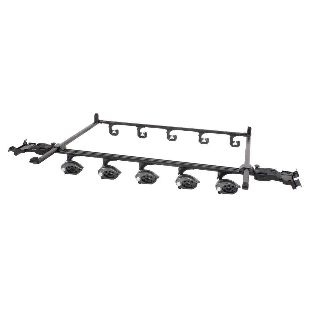 槌屋ヤック(Tsuchiya Yac) 車種専用品 トヨタ 200系 ハイエース 専用 スマート ロッドホルダー 5本用 S-GL標準 ブラック U-HA1F|セレクトショップ RST