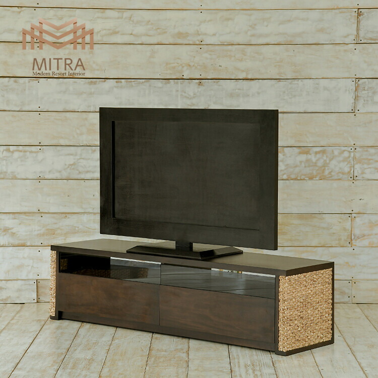 楽天市場】高品質 ウォーターヒヤシンス テレビボード テレビ台