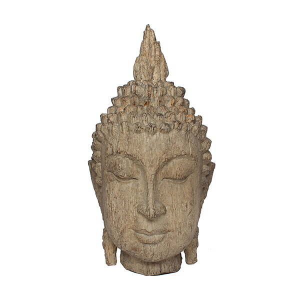 楽天市場】【最大1万円OFFクーポン】仏頭(アジアン雑貨 石像 小物 置物