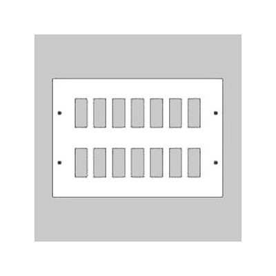 パナソニック 新金属リモコンスイッチプレート 2段 7連型 56コ用 スイッチ取付金具付 ＷＲ3520561｜ベッド・家具通販furniture store