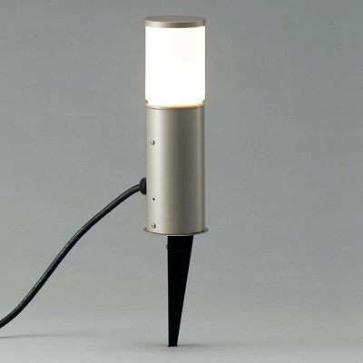 LEDガーデンライト スパイクタイプ ダークシルバー 白熱灯40W相当 電球色 AD2607L|ベッド・家具通販furniture store