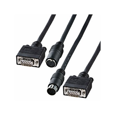 ディスプレイ工事配線用ケーブル　アナログＲＧＢ　20ｍ　ブラック　ＫＣ－Ｋ200