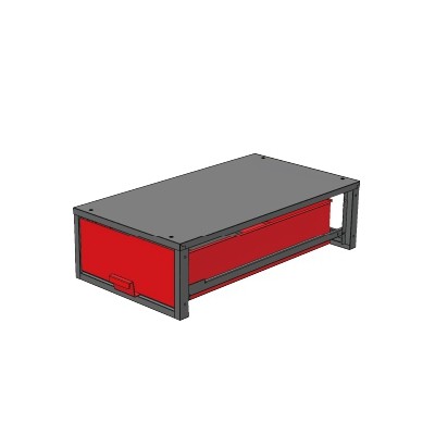 ジェフコム バンキャビネット 幅520×奥950×高265ｍｍ ＳＣＴ－ＬＦ02 仕切り 車内整理