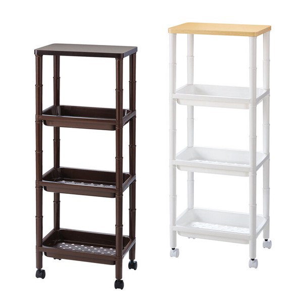 楽天市場】【楽天スーパーSALE10%OFF】キッチンワゴン 木製 ポット