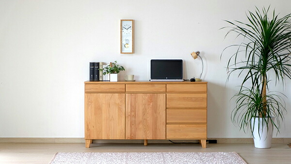 リビング収納 おしゃれ 木製 幅140cm 北欧 ローベッド 天然木 チェスト ナチュラル 電話台 引き出し 幅140cm アルダー無垢材 本棚 幅140cm サイドボード リビングボード キャビネット Fax台 木製 天然木 Storeサイドボード モダン シンプル ナチュラル 高級感 ベッド
