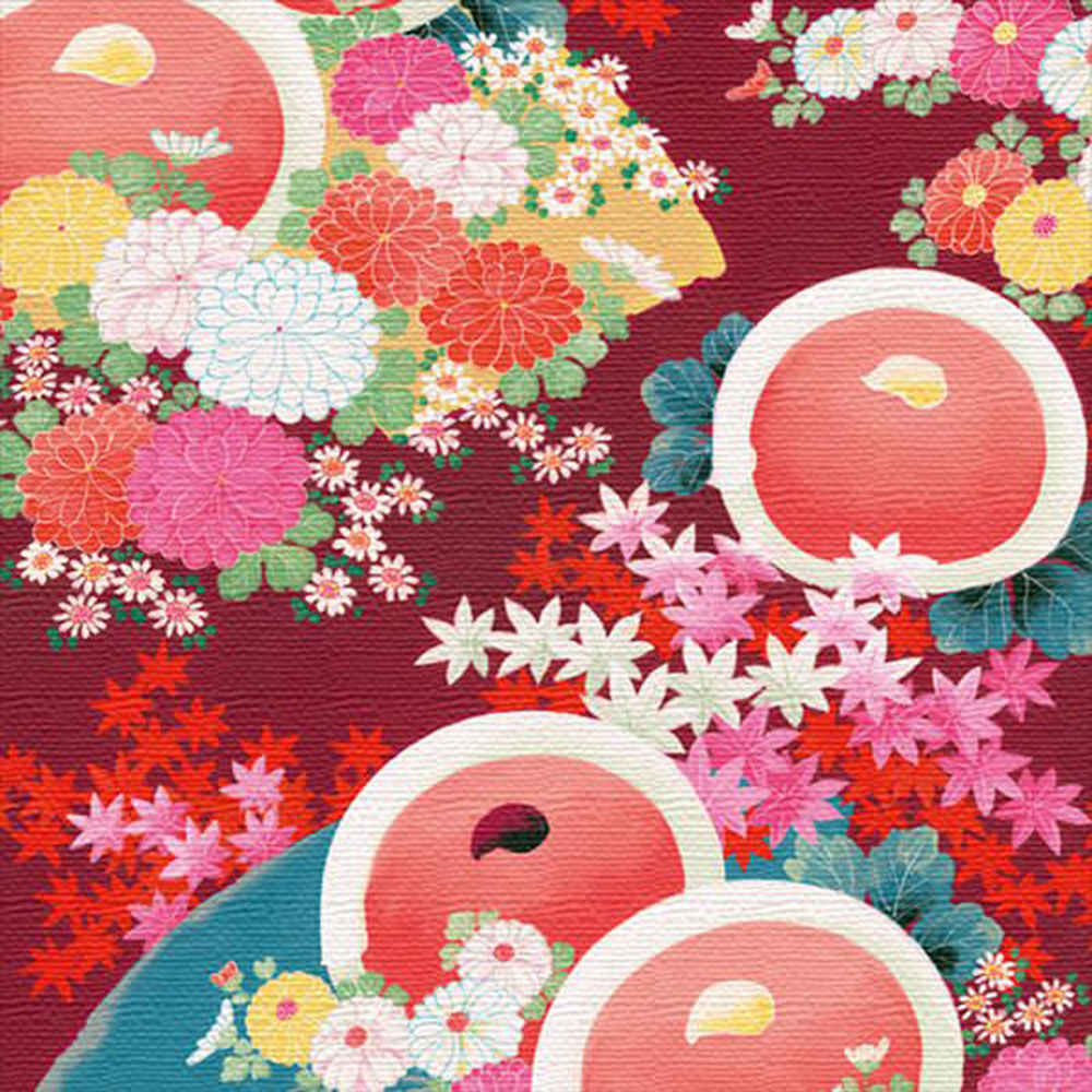 ジャパンモダンのインテリアパネル XLサイズ(100cm×100cm) ウォールアート 壁掛け おしゃれ 北欧 モダン 新築祝い 開店祝い 結婚祝い お洒落 玄関 寝室 リビング 応接室