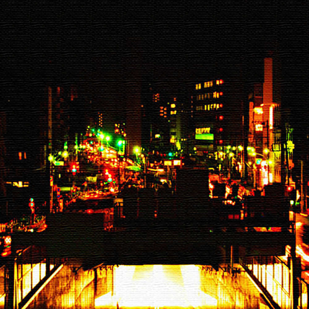 夜景写真を使ったアートパネル XLサイズ（100cm×100cm） ウォールアート 壁掛け おしゃれ 北欧 モダン 新築祝い 開店祝い 結婚祝い お洒落 玄関 寝室 リビング 応接室