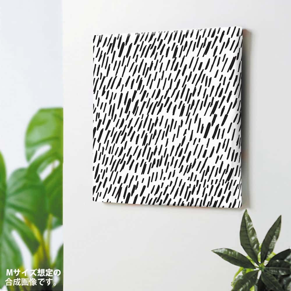 【アートデリ】幾何学模様のファブリックパネル インテリア雑貨 アートパネル キャンバス Lサイズ（57cm×57cm） ウォールアート 壁掛け おしゃれ 北欧 モダン 新築祝い 開店祝い 結婚祝い お洒落 玄関 寝室 リビング 応接室