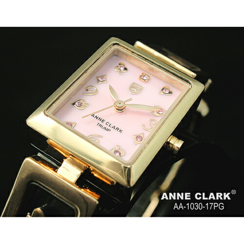 最先端 Anne Clark ムービングトランプチャームブレス レディースウォッチ 1030 17pg アンクラーク 腕時計 かわいい ステンレス プレゼント 誕生日 ギフト 贈り物 コンビニ受取対応商品 Clayology Com